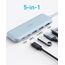 Anker USB C Hub, 332 USB-C Hub (5-in-1) mit 4K HDMI Display, 5Gbps Datenanschluss und 2 USB-A Ports für MacBook Pro, Air, Dell XPS, Lenovo Thinkpad, HP Laptops Mehr