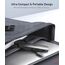 uni USB C Hub mit 4-Port USB 3.0 ultradünner Daten-Hub aus Aluminium, für MacBook Pro/Air, iPad Pro/Air, Dell XPS, Surface Book, iPhone 15 Serie usw.