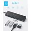 Anker USB-C Hub, 4 Port USB 3.0 Datenhub mit 5 Gbit/s Datenübertragung, 60cm Erweiterungskabel (ohne Ladeleistung), USB-C Splitter für Typ-C MacBook, Mac Pro, iMac, Surface, Flash Drive, Mobile HDD
