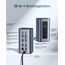 Baseus Nomos Air Mac 12 in 1, Displaylink Docking Station, Dockingstation 2 Monitore Erweiterung für macOS, mit 2K HDMI/DP, 10Gbps USB-C/A, 100W PD, Gigabit Ethernet, Displaylink-Treiber Erforderlich