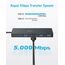 Anker USB-C Hub, 4 Port USB 3.0 Datenhub mit 5 Gbit/s Datenübertragung, 60cm Erweiterungskabel (ohne Ladeleistung), USB-C Splitter für Typ-C MacBook, Mac Pro, iMac, Surface, Flash Drive, Mobile HDD