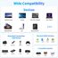 USB C HDMI Adapter, USB-C Digital AV Multiport Hub mit 4K HDMI, USB 3.0 & 100W PD, Typ C auf Hdmi Adapter für MacBook Pro/Air, iPad Pro/Air, Samsung, Surface, HP (Packung mit 2)