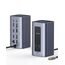 Baseus Nomos Air Mac 12 in 1, Displaylink Docking Station, Dockingstation 2 Monitore Erweiterung für macOS, mit 2K HDMI/DP, 10Gbps USB-C/A, 100W PD, Gigabit Ethernet, Displaylink-Treiber Erforderlich