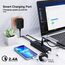 USB Hub Aktiv 3.0 mit Netzteil, VEMONT 7 Ports USB Verteiler USB-Hub und 1 Intelligenter Charging Port mit 5V/3A Netzteil, USB Splitter mit Individuellen Schalter und 1,2m Langes Kabel für PC/Laptop
