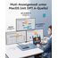 DisplayLink Dockingstation für MacBook M1/M2/M3 - Triple 4K@60Hz Monitor Erweiterung, 18-in-1 USB C Dock mit 140W Netzadapter, 3 HDMI, 2 DP, Ethernet, 10G USB-C/A, Display-Link Treiber Erforderlich