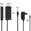 USB Hub mit Netzteil,VEMONT 4 Ports USB3.0 Hub USB Verteiler Aktiv Adapter und Einzelne EIN/Aus-Schalter 1,2m langes Kabel mit 5V/3A Netzteil Adapter für PC/Laptops und Ultrabooks