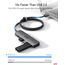 Uni USB C 3.0 Hub 4-Port, 1.2M Ultra Slim Data Hub, kompatibel mit MacBook Pro, iPad Pro, MacBook Air, Dell XPS, Surface Book und mehr