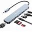 7 in 1 USB C Hub Multiport Adapter Mit 4K HDMI, SD&TF Kartenleser, USB 3.0&2.0 Ports, 100W PD für MacBook Air/Pro, Galaxy, iPad, Surface Book, Chromebook