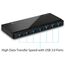 TP-Link UH700 USB 3.0 Hub mit Stromversorgung, 7-Port USB Verteiler & Splitter, idealer USB Adapter mehrfach für Windows, Mac, Chrome & Linux OS, mit Netzteil & EIN/Aus-Schalter