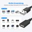 MOGOOD USB-Splitterkabel, USB-Y-Splitter-Adapter, Dual-USB-2.0-Netzkabel-Verlängerung zum Laden/Datenübertragung/Laptop/Mac/Auto