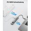 acer USB C Hub 7 in 1, 4K@60Hz HDMI Adaptermit PD 100W, 2X USB 3.0, Kartenleser und Bildschirmsteuerung, 7 in 1 Docking Station USB-C für MacBook Pro/Air, Surface, iPhone 16 Pro