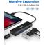 USB C Hub für MacBook Air M2, Dockteck 5 in 1 Dock USB C HDMI Adapter 4k 60hz, 3 USB-3.0, 100W PD für MacBook Pro/Air M1/M2, iPad Pro, Steam Deck