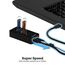 SABRENT USB Hub aktiv 3.2x1, mit netzteil 36W 7port, USB Adapter mehrfach Verlängerung, USB Verteiler, Powered USB hub, langes Kabel mit EIN/AUS-schaltern, für PS5, PC, Laptop, MacBook (HB-BUP7)