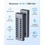 Powered USB 3.0 Hub, Wenter 10 Ports 36W USB Hub Aktiv, Aluminium USB Splitter mit individuellen EIN/Aus Schaltern, SD/TF Kartenleser und USB Hub mit Netzteil für PC/Laptops/MacBook Pro/Air/iMac/iPad