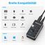USB Hub Aktiv 3.0 mit Netzteil, RSHTECH USB 3.0 Hub mit 4 Datenports USB 3.0 Port Verteiler mit 100cm 2-in-1 Hybrid-Datenkabel (Typ-A/Typ-C), 10W (5V/2A) Netzteil, Aluminium, RSH-ST04