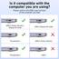 BENFEI USB C HUB 4in1,USB C Multiport-Adapter mit 4K HDMI/ 1080P VGA/ 5Gbps USB 3.0 Data Port/Typ C 60W Power Delivery, kompatibel für iPhone 15 Pro/Max MacBook Pro/Ai iPad Pro iMac Galaxy S23, Blau