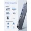 Dockteck 7-in-1-USB-C-Hub Adapter mit HDMI 4K, 2 USB-3.0-Ports, USB C auf SD/TF-Karte, PD-Ladegerät, kompatibel mit MacBook/Surface Pro/iPad/Steam Deck/Rog Ally/Samsung