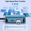 BENFEI USB C HUB 4in1,USB C Multiport-Adapter mit 4K HDMI/ 1080P VGA/ 5Gbps USB 3.0 Data Port/Typ C 60W Power Delivery, kompatibel für iPhone 15 Pro/Max MacBook Pro/Ai iPad Pro iMac Galaxy S23, Blau