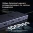 UGREEN Triple Display Dock - 2×HDMI 4K@60Hz, DisplayPort 4K@120Hz, 400 mm Kabellänge, 10Gbps USB-C, USB-A, SD/TF Kartenleser, LAN, Audio, 100W PD - Kompatibel mit ThinkPad X1, HP Envy 17, XPS 15
