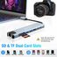 8-In-1 USB-C Hub mit 1G Ethernet, PD 100W, 4K HDMI, 2 X USB 3.0, 1 X C, SD/TF Kartenleser, Typ-C Splitter Adapter für iPhone 16/15, MacBook, iPad, Samsung, MacBook, Surface, Dell, Laptop, PS4, TV