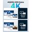 Acer USB C Hub, 7-in-1 USB-C zu HDMI Splitter, 2 USB 3.1 GEN1 und 5 Gbps Typ-C Datenanschluss, 4K HDMI-Anschluss, PD 100W-Ladung, SD-Kartenleser, für iPad Pro, MacBook Pro, Acer Laptops (Silber)