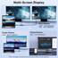 BENFEI USB C HUB 4in1,USB C Multiport-Adapter mit 4K HDMI/ 1080P VGA/ 5Gbps USB 3.0 Data Port/Typ C 60W Power Delivery, kompatibel für iPhone 15 Pro/Max MacBook Pro/Ai iPad Pro iMac Galaxy S23, Blau