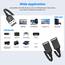 MOGOOD USB Splitter Kabel USB Y Splitter Adapter Dual USB 2.0 Netzkabel Verlängerung zum Laden/Datenübertragung Dual Double USB Port Extender Hub Extra Multiport Data Split Adapter für Laptop/Mac/Auto