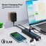 USB Hub Aktiv 3.0 mit Netzteil, VEMONT 11 Ports USB Verteiler (10*3.0 Ports,1 Intelligenter Charging Port)mit 12V/3A Netzteil,USB Splitter mit Individuellen Schalter & 1,2m Langes Kabel für PC/Laptop