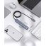 FORIDA 8-Port USB Hub 3.0 Mit 120cm Langes Kabel Hubs, Aluminium USB Verteiler 5Gbps Multiport Adapter Für Laptop, MacBook, PC, U-Disk, USB-3.0 Splitter Mit 15W USBC Port- Grau