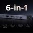 UGREEN Revodok Pro 106 10Gbps USB C Hub HDMI 4K@60Hz USB C Adapter mit USB 3.2 PD 100W Kompatibel mit iPhone 17/16 Serie, iPad Pro/Air, Mac mini M4/M4 Pro, Steam Deck usw.
