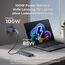 UGREEN Triple Display Dock - 2×HDMI 4K@60Hz, DisplayPort 4K@120Hz, 400 mm Kabellänge, 10Gbps USB-C, USB-A, SD/TF Kartenleser, LAN, Audio, 100W PD - Kompatibel mit ThinkPad X1, HP Envy 17, XPS 15