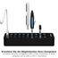 Sabrent USB Hub aktiv 3.0 mit netzteil 60W 10port, USB Adapter mehrfach Verlängerung, USB Verteiler, Powered USB hub, langes Kabel mit EIN/AUS-schaltern, für PS5, PC, Laptop, MacBook, usw. (HB-BU10)