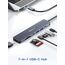 Dockteck 7-in-1-USB-C-Hub Adapter mit HDMI 4K, 2 USB-3.0-Ports, USB C auf SD/TF-Karte, PD-Ladegerät, kompatibel mit MacBook/Surface Pro/iPad/Steam Deck/Rog Ally/Samsung
