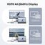 HODO USB C Hub Ethernet für MacBook Air/Pro, Adapter Mac Book Zubehör 10 in 1 mit 4K 60Hz HDMI, Ethernet, 100W PD, SD TF Kartensteckplatz, 4USB und USB-C Datenport, Type C Dongle für iPad, Surface
