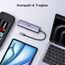 UGREEN Revodok 107 USB C Hub Ethernet 7 in 1 Dock mit 4K 60Hz HDMI, LAN RJ45, PD 100W, SD/TF, 2 USB 3.0 Kompatibel mit iPhone 17/16, Mac mini M4, MacBook Pro/Air, iPad Pro, Surface Pro 7, iMac usw.