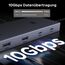 UGREEN Revodok Pro 1091 USB C Hub, 10Gbps USB C Adapter mit 4K HDMI, Gigabit Ethernet, USB 3.2 10Gbps Datenports, SD/TF Kartenleser, PD 100W Kompatibel mit MacBook, Surface, iPad Pro usw.