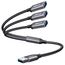 KiwiBird USB Splitter 1 zu 3 USB Verteiler (1x USB3.0, 2X USB2.0) Y Kabel 3.0 Adapter Erweiterung Ladekabel für Strom und Daten Mini HUB Kompatibel mit Laptop Drucker PC Tastatur Maus