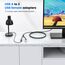 MOGOOD USB Splitter Kabel USB Y Splitter Adapter Dual USB 2.0 Netzkabel Verlängerung zum Laden/Datenübertragung Dual Double USB Port Extender Hub Extra Multiport Data Split Adapter für Laptop/Mac/Auto
