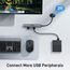 acer USB C Hub 5 in 1, Tragbarer 4K HDMI Adapter PD 100W, 3X USB-A Datenport, USB C auf HDMI Adapter kompatibel mit acer Laptop, Chromebook, Surface, Galaxybook, MacBook Pro/Air, iPad Pro/Air - 60cm