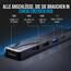 SABRENT USB C Hub mit HDMI 4K 60Hz, 3X USB A, PD 100W Ladegerät, 5-in-1 Multiport Adapter Mehrfach Dock, USB-C Port Dongle kompatibel mit MacBook, iPhone 15/16, iPad, Steam Deck, Laptop, PC (HB-TC5P)