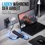 SABRENT USB C Hub mit HDMI 4K 60Hz, 3X USB A, PD 100W Ladegerät, 5-in-1 Multiport Adapter Mehrfach Dock, USB-C Port Dongle kompatibel mit MacBook, iPhone 15/16, iPad, Steam Deck, Laptop, PC (HB-TC5P)