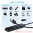 Aceele USB Hub 3.0 mit 60 cm langem Kabel, 4-Port USB 3.0 Verteiler und Typ-C 5V 3A Anschluss, 5 Gbps Multi Port Adapter für MacBook Air, iMac, Surface, XPS, PC, Laptop, Festplatte, Tastatur, PS5