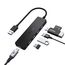 Aceele USB Hub mit 4-Port USB 3.0 Verteiler, Multi Port Adapter geeignet für MacBook Pro/Air/Mini, Chromebook Pixelbook, iMac, Surface Pro usw. Laptops und andere USB-Geräte