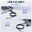 Aceele USB 3.0/ USB C Hub mit verlängertem 120cm Kabel, Ultra dünn USB Hub auf 4 USB 3.0 verlängerung, kompatibel mit Desktop-Computer, MacBook Pro/Air, iMac,Surface Pro,PS 4 und weiteren Laptops