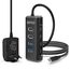 RSHTECH USB C 3.2 Hub Aktiv mit Netzteil, 4-in-1 USB C 3.1 Gen2 Hub mit 4*10Gbps USB-Datenport (2*Typ-C, 2*Typ-A), 60cm USB C kabel, 10W 5V2A Netzteil, Aluminium USB 3.2 Splitter Datenhub, RSH-A104C