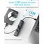 PHIXERO 7 Port USB Hub, USB 3.0 Hub USB Verteiler mit 15W USB C Power Port, Super Speed 5Gbps Datenhub, Kompatibel mit Allen USB Port Geräten (15CM Cable, 7 Port)