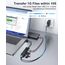 Aceele USB Hub mit 4-Port USB 3.0 Verteiler, Multi Port Adapter geeignet für MacBook Pro/Air/Mini, Chromebook Pixelbook, iMac, Surface Pro usw. Laptops und andere USB-Geräte