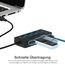 SABRENT USB Hub, USB Adapter 2.0, USB verlängerung mit EIN/AUS schaltern Geeignet, USB Verteiler mehrfach für PS4 PS5, PlayStation 5, Laptop, PC, drucker, MacBook, USB Stick (HB-UMLS)
