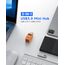 FORIDA 3 in 1 USB 3.0 Hub, Mini USB Hub Splitter mit Mehreren USB3.0 Adapter, 1 USBA 3.0 & zu 2 USB2.0 Out, Mutil Ports USB Verteiler für Laptop, MacBook, Flash-Laufwerk, Tastatur, Maus (orange Farbe