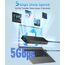 Aceele USB Hub 3.0 mit 2 USB-A-Anschlüssen und 2 USB-C-Anschlüssen, USB 3.0 Datenhub mit 120 cm Kabel, kompatibel mit Desktop-Computer, MacBook Pro/Air, iMac,Surface Pro,PS 4 und weiteren Laptops